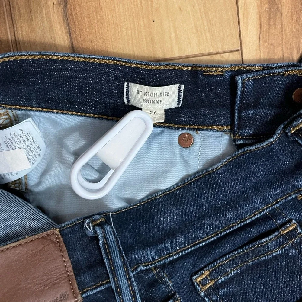 Lot of 2 Madewell Women's Jeans Sz 26 Skinny 9